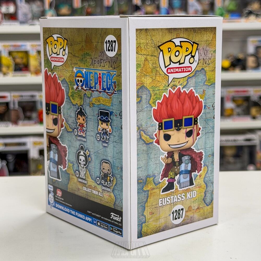 Funko Pop Anime One Piece Eustass Kid WonderCon 1287 Pirate RARE Vinyl Figure - Picture 5 of 8